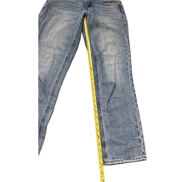 PacSun 90’s low rise distressed raw hem straight leg jeans - Picture 3 of 13